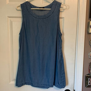 Woman’s Jean look DKR&CO. blue medium tank top